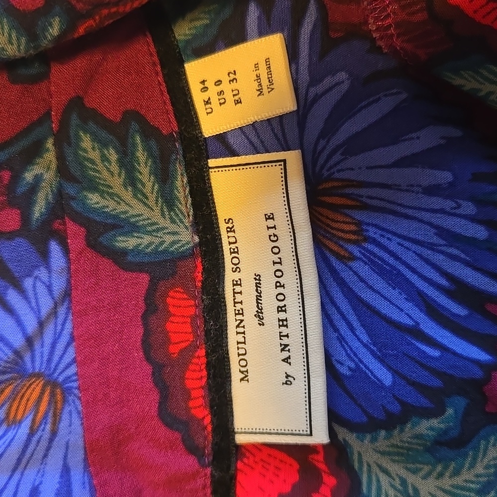 Anthropologie Blouse Long Sleeve Top - Picture 9 of 10